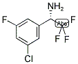 (1S)-1-(5-CHLORO-3-FLUOROPHENYL)-2,2,2-TRIFLUOROETHYLAMINE Struktur