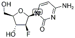 4-AMINO-1-((2R,3S,4R,5R)-3-FLUORO-4-HYDROXY-5-HYDROXYMETHYL-TETRAHYDRO-FURAN-2-YL)-1H-PYRIMIDIN-2-ONE Struktur