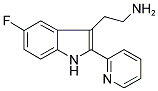 2-(5-FLUORO-2-PYRIDIN-2-YL-1H-INDOL-3-YL)-ETHYLAMINE Struktur