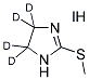 2-METHYLTHIO-2-IMIDAZOLINE-4,5-D4, HYDROIODIDE Struktur