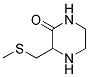 3-METHYLSULFANYLMETHYL-PIPERAZIN-2-ONE Struktur