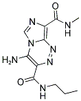 4-AMINO-N~8~-METHYL-N~3~-PROPYLIMIDAZO[5,1-C][1,2,4]TRIAZINE-3,8-DICARBOXAMIDE Struktur