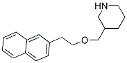 3-([2-(2-NAPHTHYL)ETHOXY]METHYL)PIPERIDINE Struktur