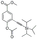 4-ACETOXY-3-[(TRIISOPROPYLSILANYL)ETHYNYL]-BENZOIC ACID METHYL ESTER Struktur