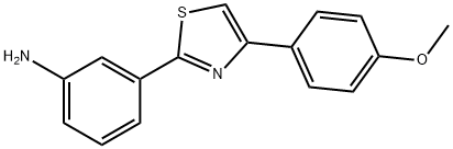 3-[4-(4-METHOXY-PHENYL)-THIAZOL-2-YL]-PHENYLAMINE Struktur