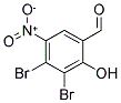 3,4-DIBROMO-2-HYDROXY-5-NITRO-BENZALDEHYDE Struktur