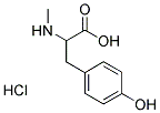 N-ME-DL-TYR-OH HCL Struktur