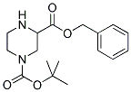 PIPERAZINE-1,3-DICARBOXYLIC ACID 3-BENZYL ESTER 1-TERT-BUTYL ESTER Struktur