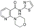 2-MORPHOLIN-4-YL-N-THIAZOL-2-YL-NICOTINAMIDE Struktur