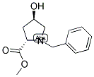 METHYL N-BENZYL-4(R)-HYDROXY-PYRROLIDINE-2(S)-CARBOXY ESTER Struktur