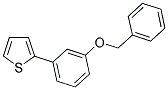 2-[3-(BENZYLOXY)PHENYL]THIOPHENE Struktur