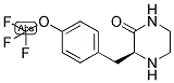 (S)-3-(4-TRIFLUOROMETHOXY-BENZYL)-PIPERAZIN-2-ONE Struktur