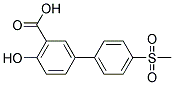 4-HYDROXY-4'-(METHYLSULFONYL)[1,1'-BIPHENYL]-3-CARBOXYLIC ACID Struktur