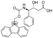 FMOC-(3R,4R)-4-AMINO-3-HYDROXY-4-PHENYL BUTANOIC ACID Struktur