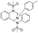 17-(4-METHYLPHENYL)-8,16-BIS(METHYLSULFONYL)-8,16,17-TRIAZATETRACYCLO[7.7.1.0~2,7~.0~10,15~]HEPTADECA-2,4,6,10,12,14-HEXAENE Struktur