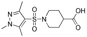 1-(1,3,5-TRIMETHYL-1 H-PYRAZOLE-4-SULFONYL)-PIPERIDINE-4-CARBOXYLIC ACID Struktur