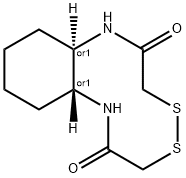 (+/-)-TRANS-1,2-BIS(2-MERCAPTOACETAMIDO)CYCLOHEXANE DISULFIDE Struktur