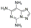 [1,2,4]TRIAZOLO[1,5-C]PYRIMIDINE-5,7,8-TRIAMINE Struktur