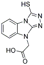 (3-MERCAPTO-BENZO[4,5]IMIDAZO[2,1-C][1,2,4]TRIAZOL-9-YL)-ACETIC ACID Struktur