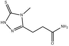 3-(5-MERCAPTO-4-METHYL-4H-1,2,4-TRIAZOL-3-YL)PROPANAMIDE Struktur