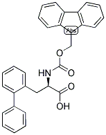 (R)-3-BIPHENYL-2-YL-2-(9H-FLUOREN-9-YLMETHOXYCARBONYLAMINO)-PROPIONIC ACID Struktur