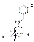 ADAMANTAN-1-YL-(3-METHOXY-BENZYL)-AMINE HYDROCHLORIDE Struktur