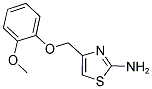 4-(2-METHOXY-PHENOXYMETHYL)-THIAZOL-2-YLAMINE Struktur