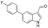 5-(4-FLUOROPHENYL)-1H-INDOLE-3-CARBALDEHYDE Struktur