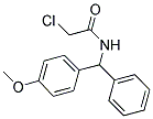 2-CHLORO-N-[(4-METHOXYPHENYL)(PHENYL)METHYL]ACETAMIDE Struktur