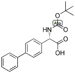 (S)-BIPHENYL-4-YL-TERT-BUTOXYCARBONYLAMINO-ACETIC ACID Struktur