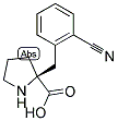 (S)-ALPHA-(2-CYANO-BENZYL)-PROLINE Struktur