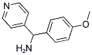 C-(4-METHOXY-PHENYL)-C-PYRIDIN-4-YL-METHYLAMINE Struktur