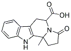 11B-METHYL-3-OXO-2,3,5,6,11,11B-HEXAHYDRO-1H-INDOLIZINO[8,7-B]INDOLE-5-CARBOXYLIC ACID Struktur