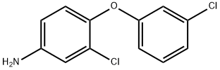 3-CHLORO-4-(3-CHLOROPHENOXY)ANILINE Struktur