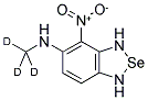 5-METHYL-D3-AMINO-4-NITRO-2,1,3-BENZOSELENADIAZOLE Struktur