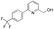 (6-[4-(TRIFLUOROMETHYL)PHENYL]PYRIDIN-2-YL)METHANOL Struktur