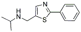 ISOPROPYL-(2-PHENYL-THIAZOL-5-YLMETHYL)-AMINE Struktur