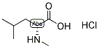 (2R)-4-METHYL-2-(METHYLAMINO)PENTANOIC ACID HYDROCHLORIDE Struktur