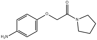 2-(4-AMINO-PHENOXY)-1-PYRROLIDIN-1-YL-ETHANONE Struktur