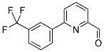 6-[3-(TRIFLUOROMETHYL)PHENYL]PYRIDINE-2-CARBALDEHYDE Struktur