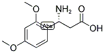 (R)-3-AMINO-3-(2,4-DIMETHOXY-PHENYL)-PROPIONIC ACID Struktur