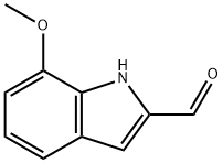 7-METHOXY-1H-INDOLE-2-CARBALDEHYDE Struktur