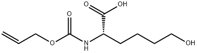 N-ALPHA-ALLYLOXYCARBONYL-6-HYDROXY-L-NORLEUCINE DICYCLOHEXYLAMINE Struktur