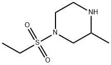 1-ETHANESULFONYL-3-METHYL-PIPERAZINE Struktur