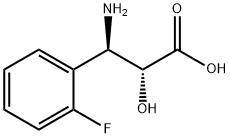 (2R,3R)-3-AMINO-3-(2-FLUORO-PHENYL)-2-HYDROXY-PROPIONIC ACID Struktur