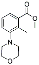 2-METHYL-3-MORPHOLIN-4-YL-BENZOIC ACID METHYL ESTER Struktur