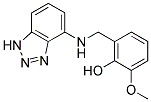 2-[(1H-1,2,3-BENZOTRIAZOL-4-YLAMINO)METHYL]-6-METHOXYPHENOL Struktur