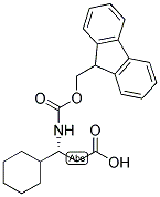 (R)-3-CYCLOHEXYL-3-(9H-FLUOREN-9-YLMETHOXYCARBONYLAMINO)-PROPIONIC ACID Struktur