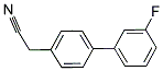 (3'-FLUORO[1,1'-BIPHENYL]-4-YL)ACETONITRILE Struktur