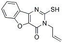 3-ALLYL-2-MERCAPTO[1]BENZOFURO[3,2-D]PYRIMIDIN-4(3H)-ONE Struktur